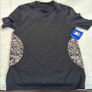 Black Camouflage Athletic Shirt